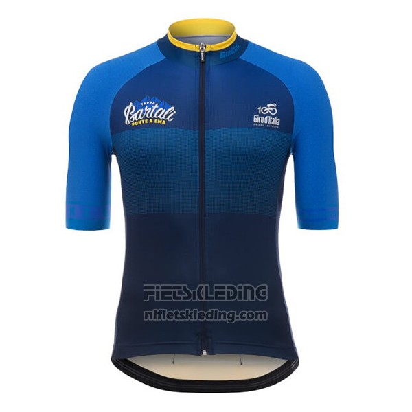 2017 Fietskleding Giro d'Italia Donker Blauw Korte Mouwen en Koersbroek